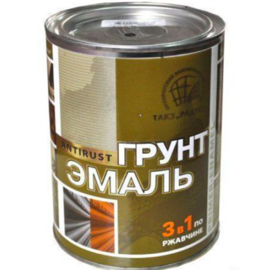 Грунт-эмаль 3в1 "Радуга" 0.9кг бежевый уценка