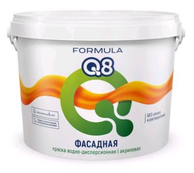 Краска В/Д фасадная 2,7кг "ФОРМУЛА"