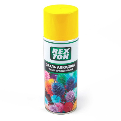 Аэроз. эмаль (желтый) 520мл "REXTON"