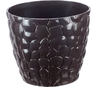 Кашпо "Камни коричневый" 8л.М3171