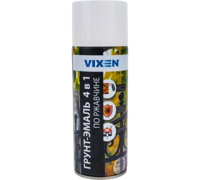 Аэроз.грунт-эмаль  4/1 "Сигнал.-белая" 520мл "VIXEN"