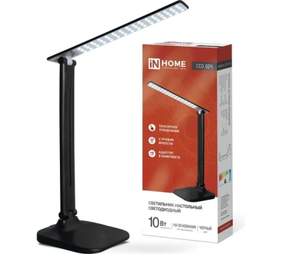 Светильник IN Home наст.ССО-02Ч 10Вт черн.диммер