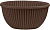 Кашпо подвесное Верде 6л б/подв. Т-коричн. КШ-5780 
