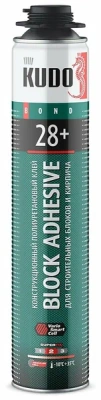 Клей-пена 1000мл всесезон.  д/строител. блоков "КУДО"
