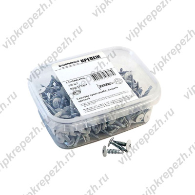 Саморез прессшайба белая 4,2х19 сверло 250шт