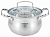 Кастрюля нерж. 6,5л НМ 52124 24см