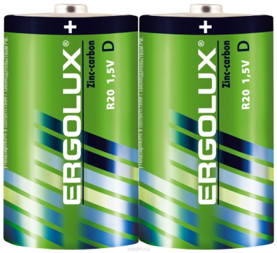 Э/п ERGOLUX R20 2шт