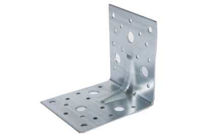 Уголок крепежный усиленный 90х90х65х2,0мм 1шт