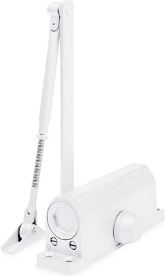 Доводчик дверной NOTEDO DS-060 белый до 80кг