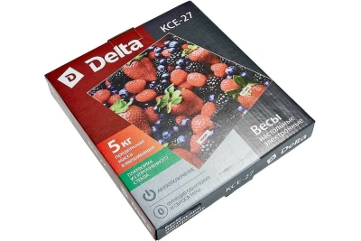Весы настол. эл.DELTA KCE-27 5кг Ягоды