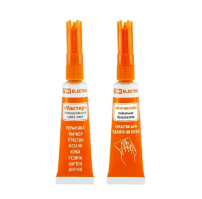 Супер-клей +Антиклей 3гр "Мастер"