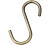 LE-311C ВА Комплект крючков малых несъёмных для рейлинга (5шт) бронза