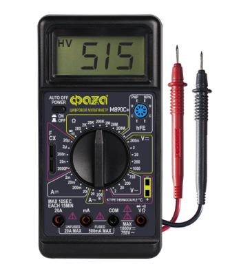 Мультиметр М890C+Фаза