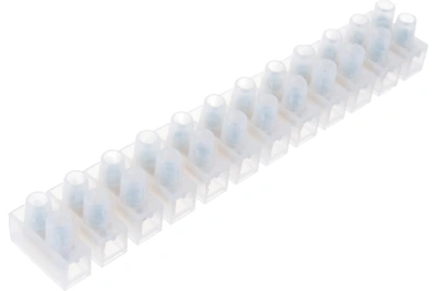 Колодка клеммная 12/4мм винтовая бел.