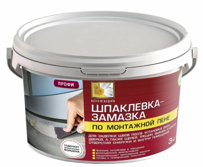 Замазка по монтажной пене 3кг Коллекция