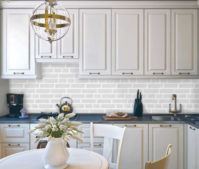 Кух.фартук АБС "Корпич белый " 3м*0,60см