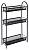 Этажерка Ладья 13 черный 43*17*75,5 Э 399 Ч