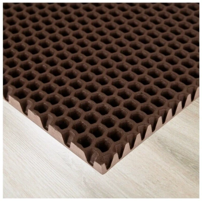 Коврик придверный 58х85см ЭВА Crocmat цвет микс