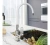 Смеситель для кухни AVRORA Kitchen AV9002W белый излив