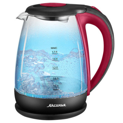 Эл.чайник Аксинья КС-1040 1,7л 2200Вт стекло