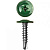 Саморез ПШ сверло 4,2/19 зел.мох 38шт  20740
