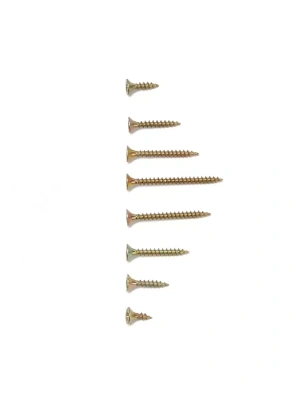 №4 Набор саморезов желтый 82шт