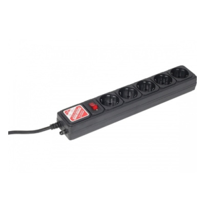 Сет.фильтр Power Cube 5гн*3,0м черн.