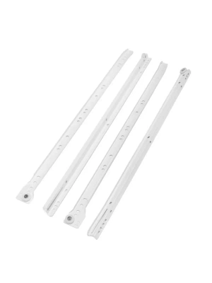 Направляющие роликовые 550мм белые