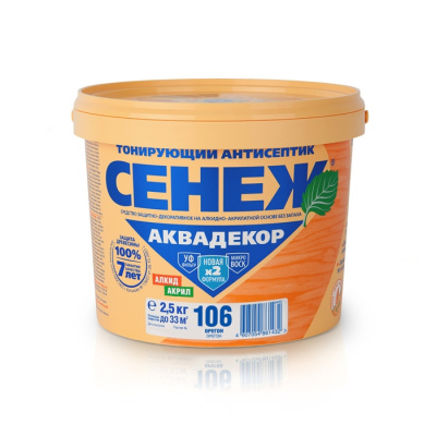 Сенеж Аквадекор Х2-106 орегон 2,5кг