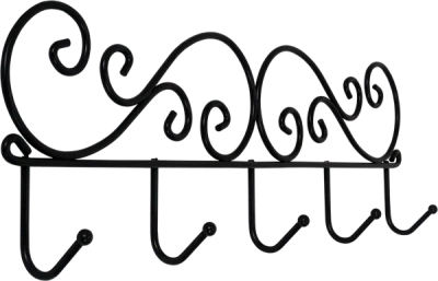 Вешалка Кружева 5 черн.ВН276Ч