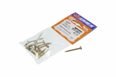 Шуруп желтый цинк 4,5/35 12шт