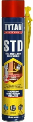 Пена монтаж. бытовая 750мл всесезонная "Титан" STD