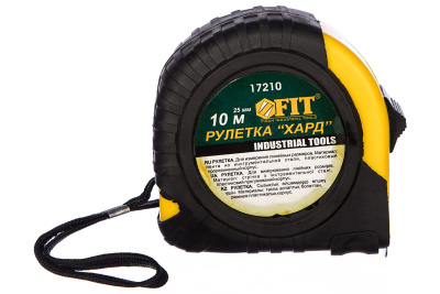 Рулетка Хард 10м 25мм 17210