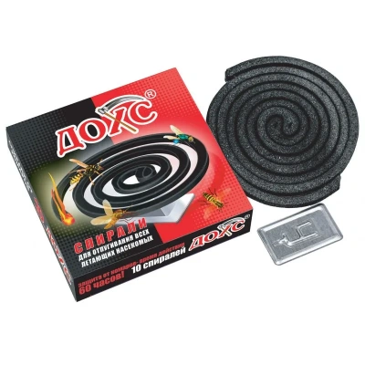 Ср-во от комаров СПИРАЛИ 10шт (60часов) ДОХС черный