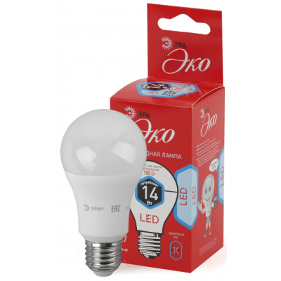 Лампа Эра ECO A60-14W-840-E27