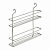 МХ-063 Полка двойная для специй 358х85х350 хром