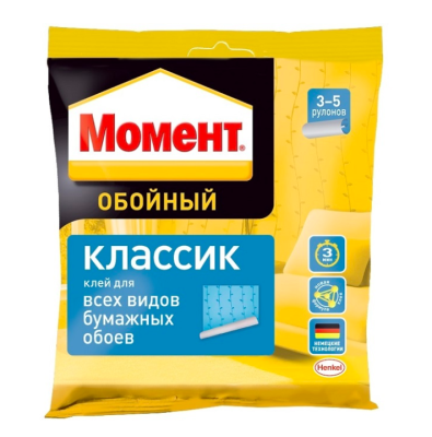 Обойный клей 100гр Классик "Момент" 