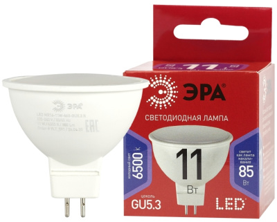 Лампа Эра  LED MR16-11W-6К-G5.3