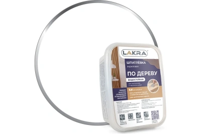 Шпатлевка по дереву(белый) 600г ЛАКРА