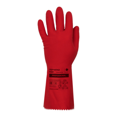 Перчатки защитные КЩС латексные "М" (АДМ)