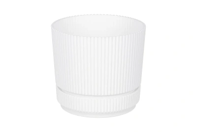 Горшок д/цветов СТРИП 1,3л с подставкой (белый)М 3246