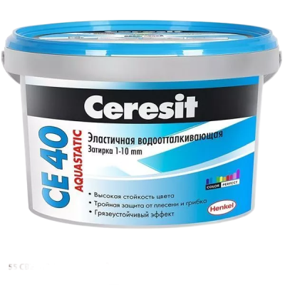 Затирка эластичная водоотталк. д/швов Светло-коричневая 2кг