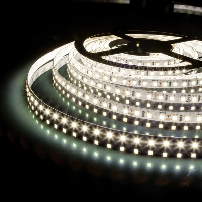 Лента св.д 220В IP68 9,6Вт/м 4200К 120LED/м 1м 12*7мм ECOlA