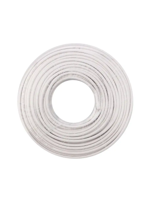 Кабель RG-6 75 Ом бел 64% коаксиальн.01-2251 /LE 