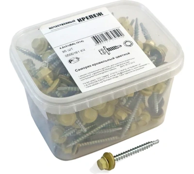 Кровельный саморез  4,8/51 слон.кость 95шт