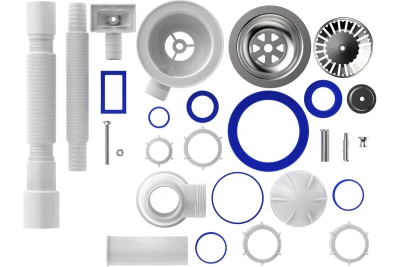 Сифон 3 1/2*40 с прямоугол. переливом АВ0148 Agufnt