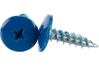 Саморез прессшайба синяя 4,2х19 острая 220шт