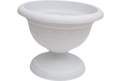 Вазон низкий Колывань 5,3л д 30см мраморный (С 146М) 