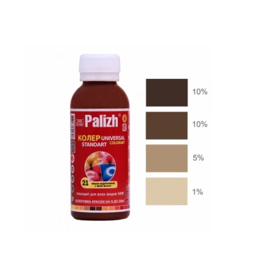 Колер Палитра №21 100мл темно-коричневый