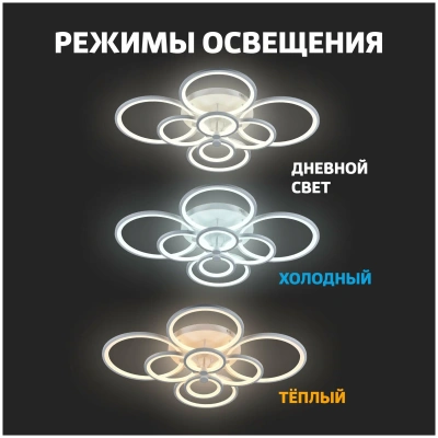 Люстра LI8832/8 256W LM12000